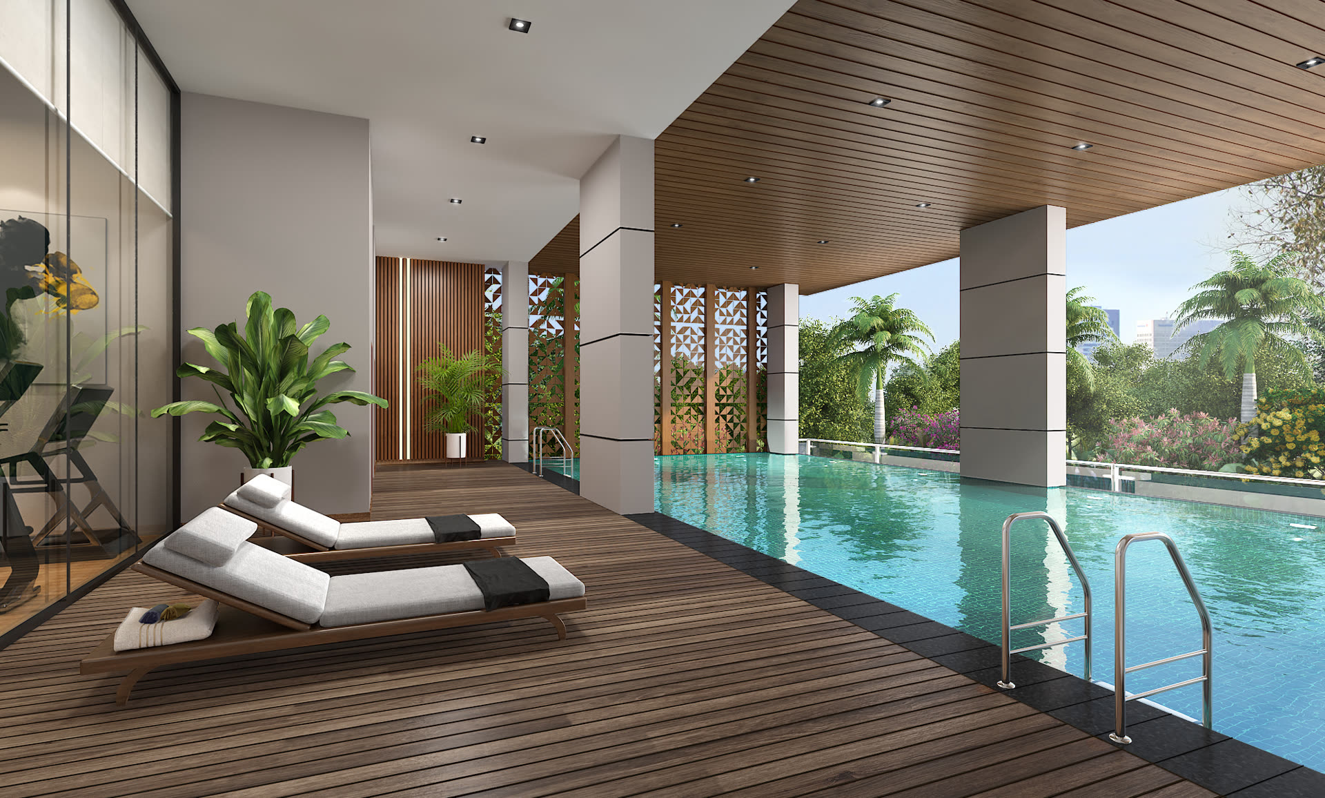 Swimming pool at The Lake Terraces